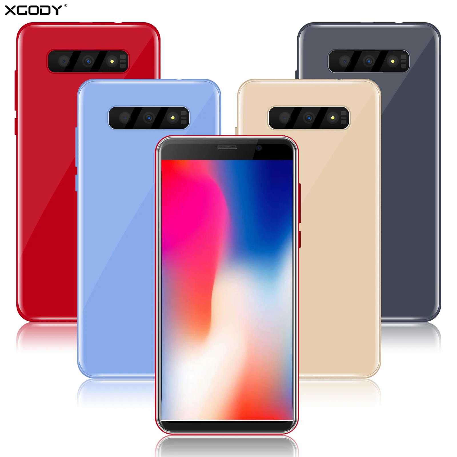 Смартфон XGODY S10 3G 5 5-дюймовый 18:9 Android 8 1 две sim-карты ГБ ОЗУ 4 Гб ПЗУ камера Мп сотовый