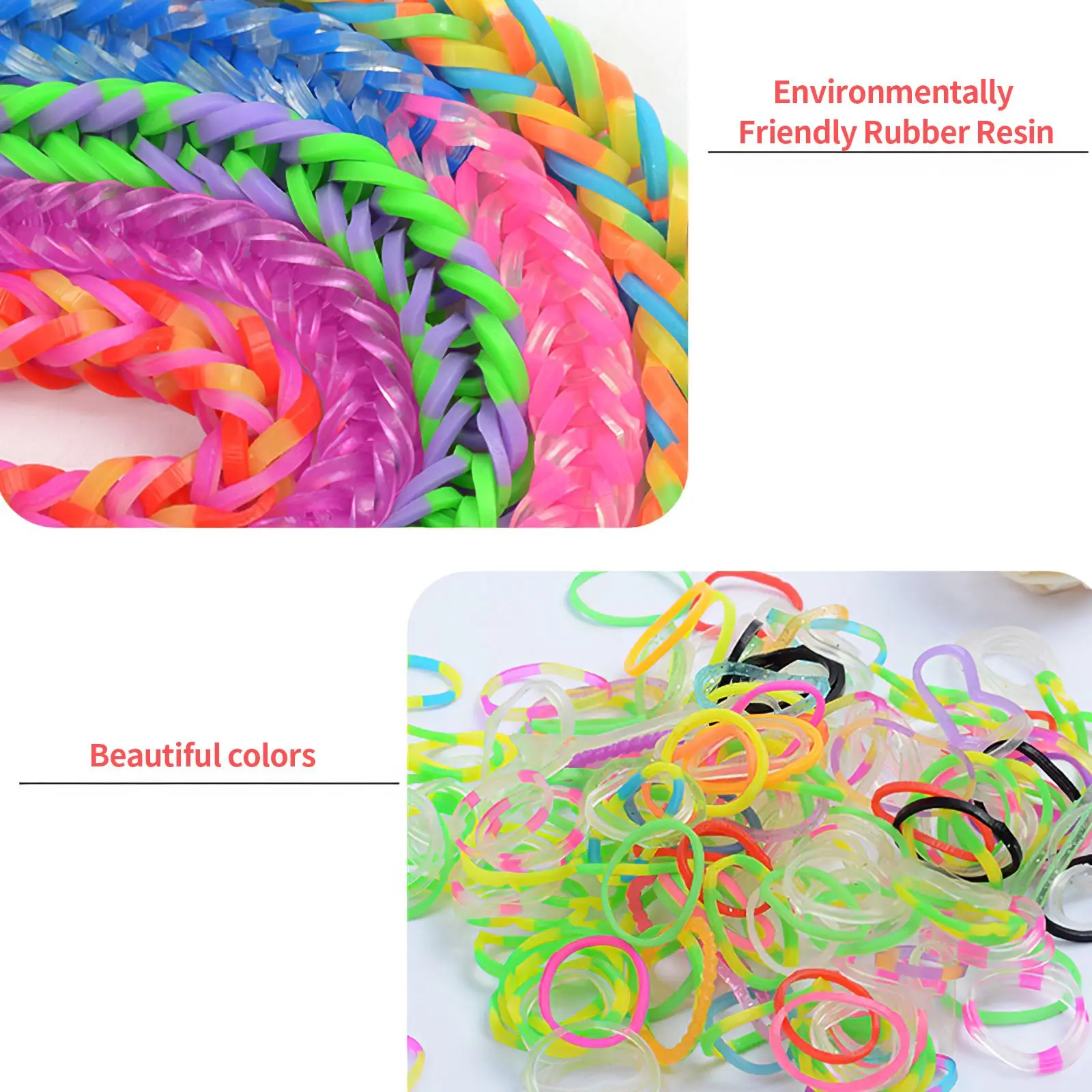 

rubber loom bands girl gift for children elastic band for weaving lacing bracelet toy gum for bracelets diy material set