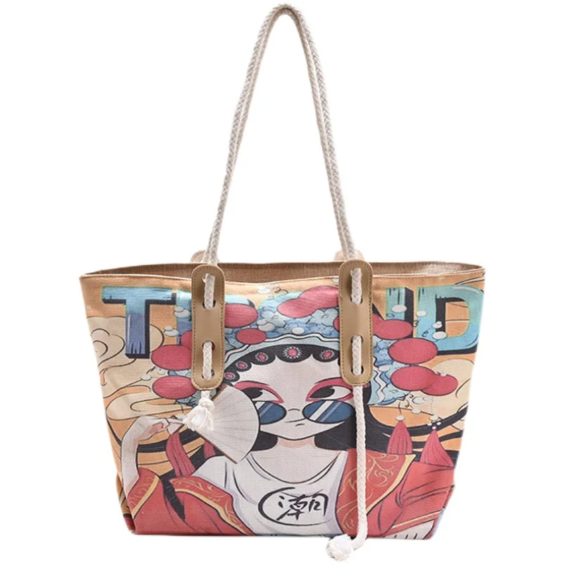 

Fashion Women Shoulder Bags for Women Canvas Hand Bags Casual Tote Pack Large Capacity Shopping Bag Women Handbags Travel Bag