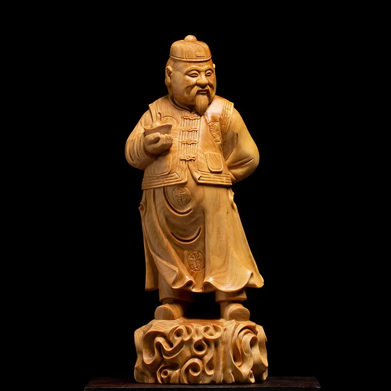 Резьба по дереву в китайском стиле 20 см|Статуи и скульптуры| |