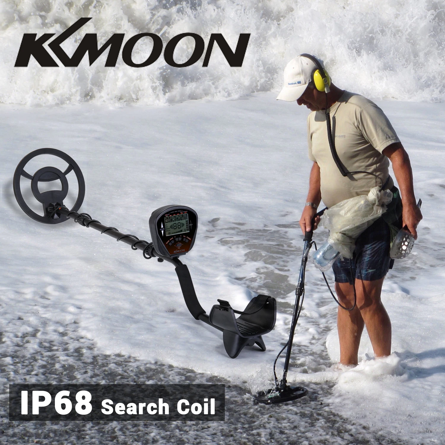 

KKMOON MD810 Easy Installation Underground Metal Detector High Sensitivity Jewelry Treasure Gold All Metal Detecting Tool Finder