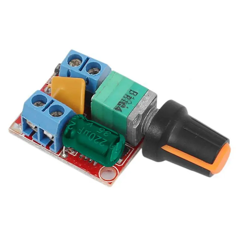 ABSF DC Motor Speed Control Driver Board 3V-35V 5A PWM Controller Stepless 3V 6V 12V 24V 35V Variable Voltage Regulator Dimme | Лампы и