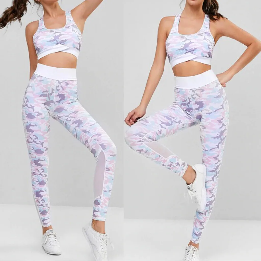 Женский бесшовный костюм для йоги спортивная одежда фитнеса спортивный женский