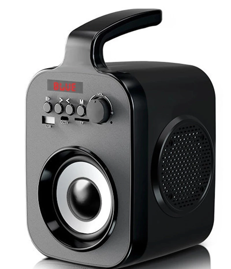 

Портативная Bluetooth-колонка, беспроводной стерео сабвуфер, басовый динамик, s-колонка, FM-радио, TF, AUX, USB, музыкальный центр, бумбокс, звуковая пан...