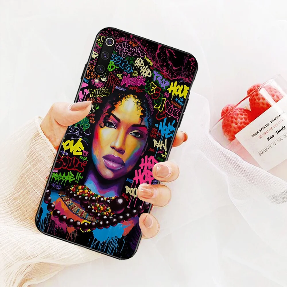 

NBDRUICAI Baby Mom Arabic Africa Girl queen Soft Shell Phone Case for Xiaomi 8 9 se 5X Redmi 6pro 6A 4X 7 5plus note 5 7 6pro