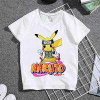 new pokemon children clothes creative pikachu t shirt summer short sleeve shirt soft kids tops cartoon fashion boys tops t shirt