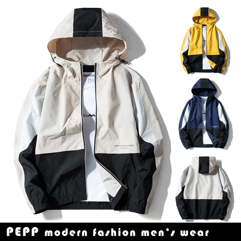 

Мужские куртки на весну 2019, новые мужские куртки, трендовые повседневные мужские куртки Joker, мужская одежда