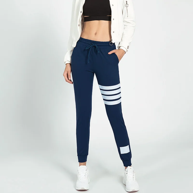 Спортивные милые новые спортивные штаны для женщин Леггинсы йоги с карманом