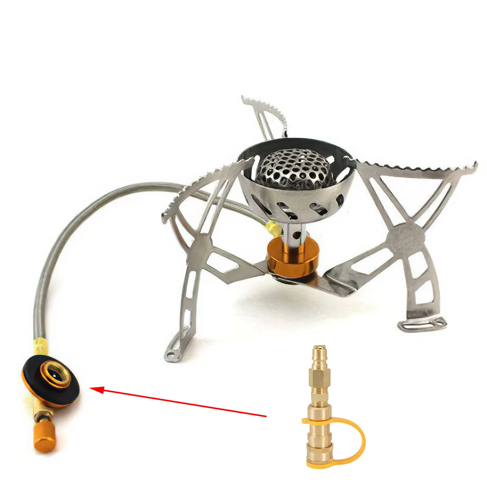 

Коннектор для газового гриля, устойчивый к коррозии, с резьбой 3/8