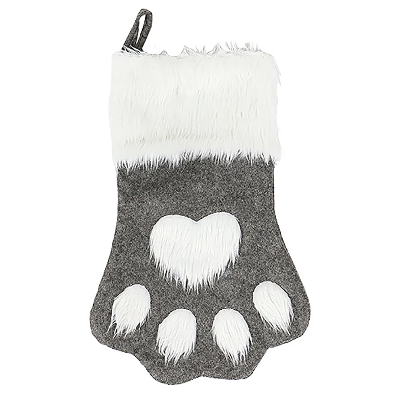 Рождественские чулки конфеты с Санта Клаусом Подарочный мешок подвесной декор