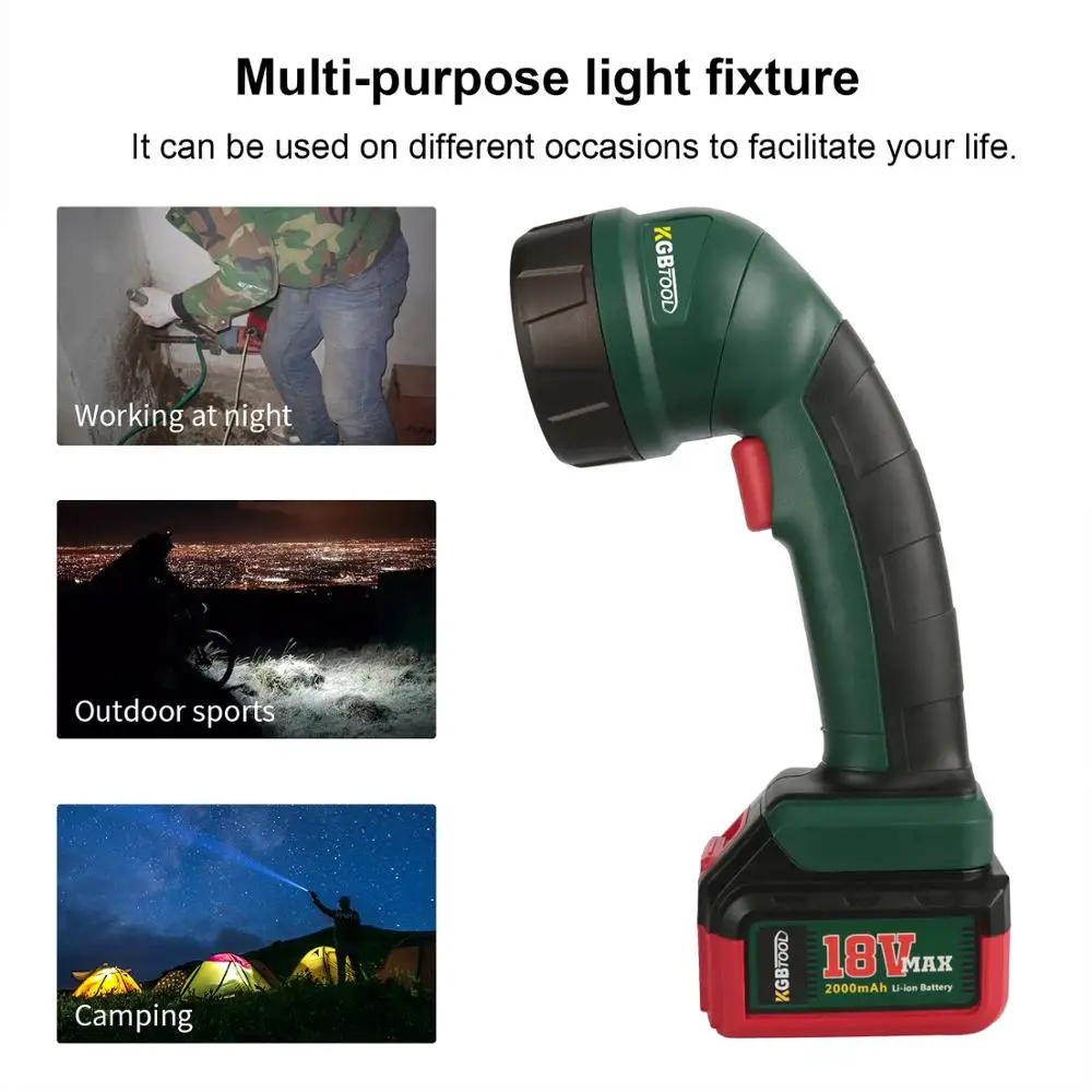 KGB инструмент рабочий светильник светодиодный перезаряжаемый флэш лампа