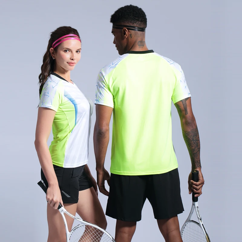 Новая одежда для бадминтона мужчин/женщин теннисные майки Бадминтон Спорт
