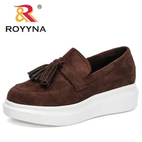 royyna 2021 new designers luxury sneakers flat vulcanized shoes women casual platform flock non slip shoes ladies footwear soft