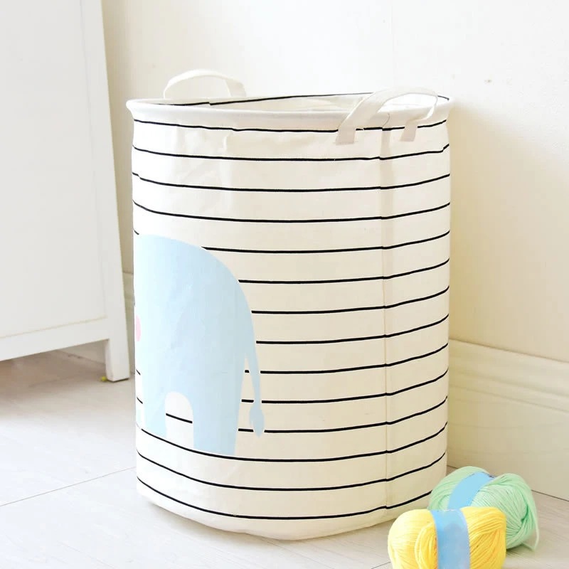 Корзина для белья с рисунком слона корзина хранения Декор дома NDS | Дом и сад