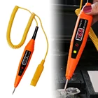 Автомобильный светодиодный индикатор напряжения лампы цифровой дисплей автомобильный тестер электрической цепи 2,5-32 в цифровой тестер электрической цепи