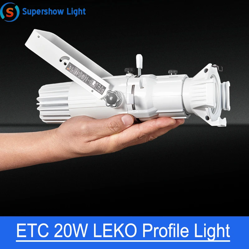 2 шт./лот Мини 20 Вт светодиодное павильонное освещение профиль лёгкий WW/CW/2in1 DMX или