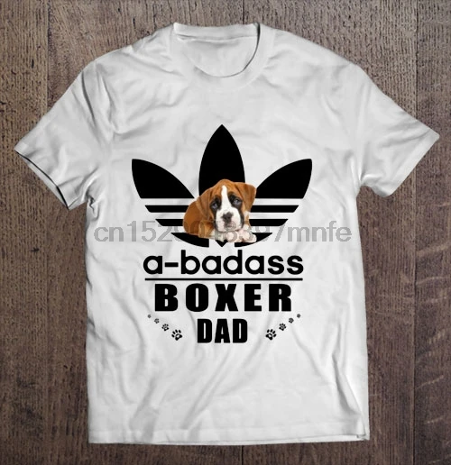 Мужская футболка A-Badass Boxer Dad женская | одежда