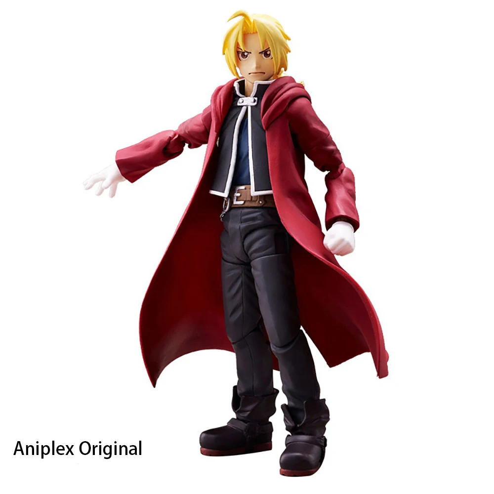 

100% Original Aniplex Buzzmod Edward Elric Fullmetal Alchemist 14Cm Anime Model Collection Actin Figure Toys for Boys Gifts
