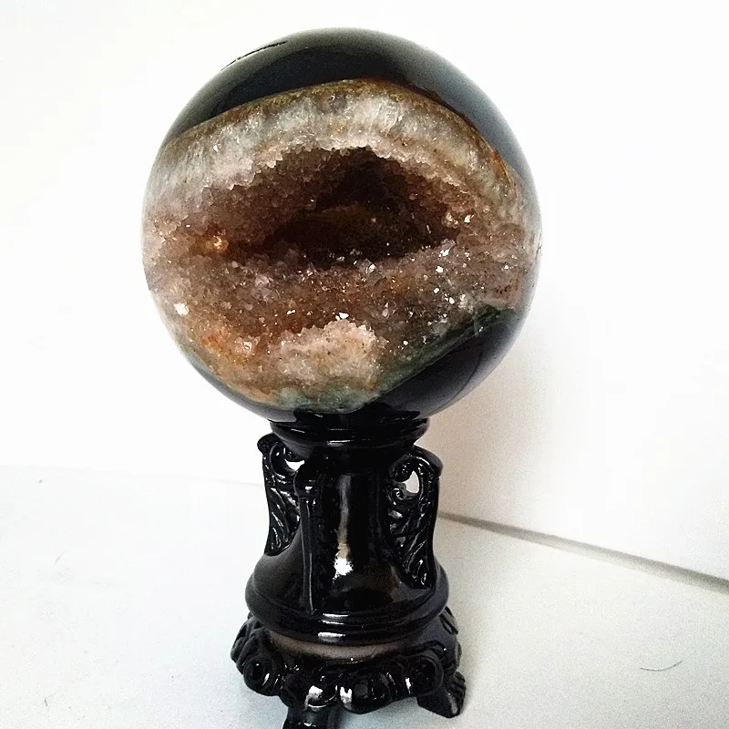 80 100 мм натуральные камни кристаллы Druzy agate geode украшение для дома агат с открытым