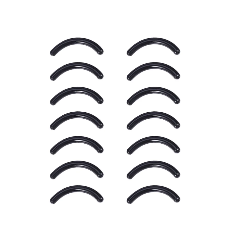 

120pcs Black Eyelash Curler Refills Silicone Eyelash Curler Pads Replacement Strips Makeup Tools