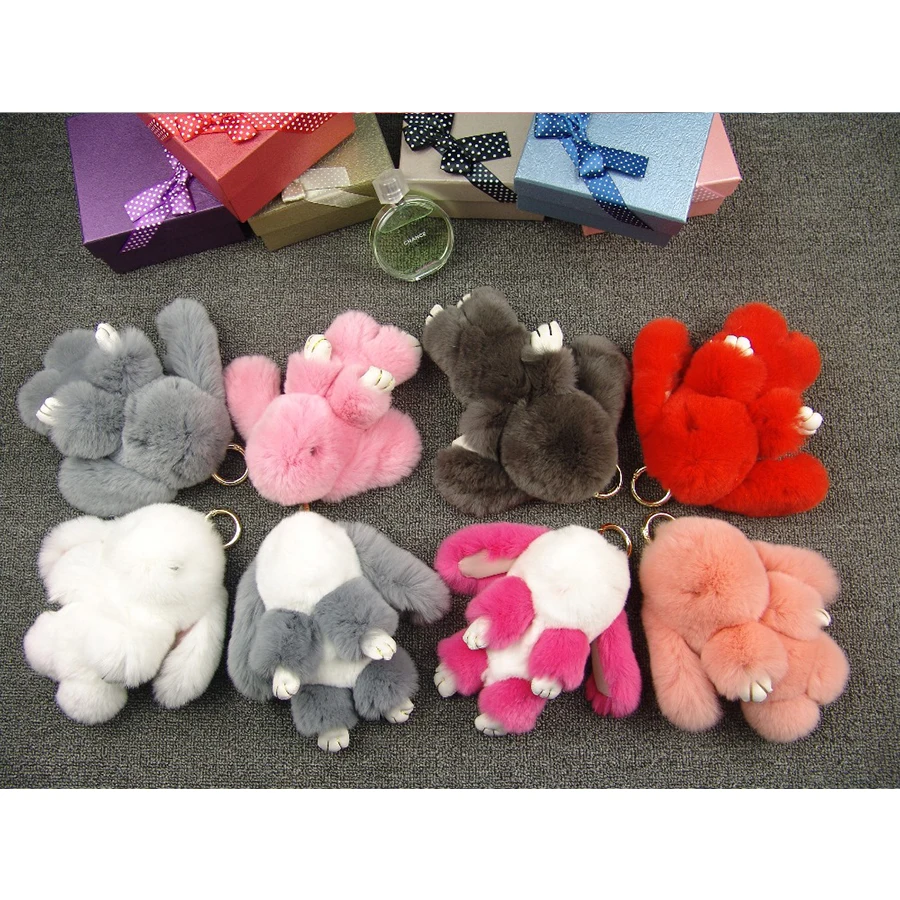 CNEGOVIK меховой Брелок кролик брелки для ключей брелок на сумку автобрелок машину