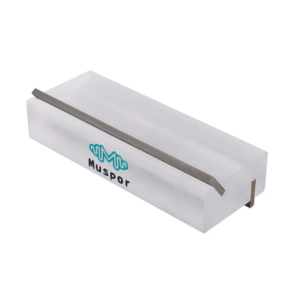 

Muspor Guitar Fret Crowning End Bevel-Flush Files Tool (35-Deg And 90-Deg) Luthier File Tools