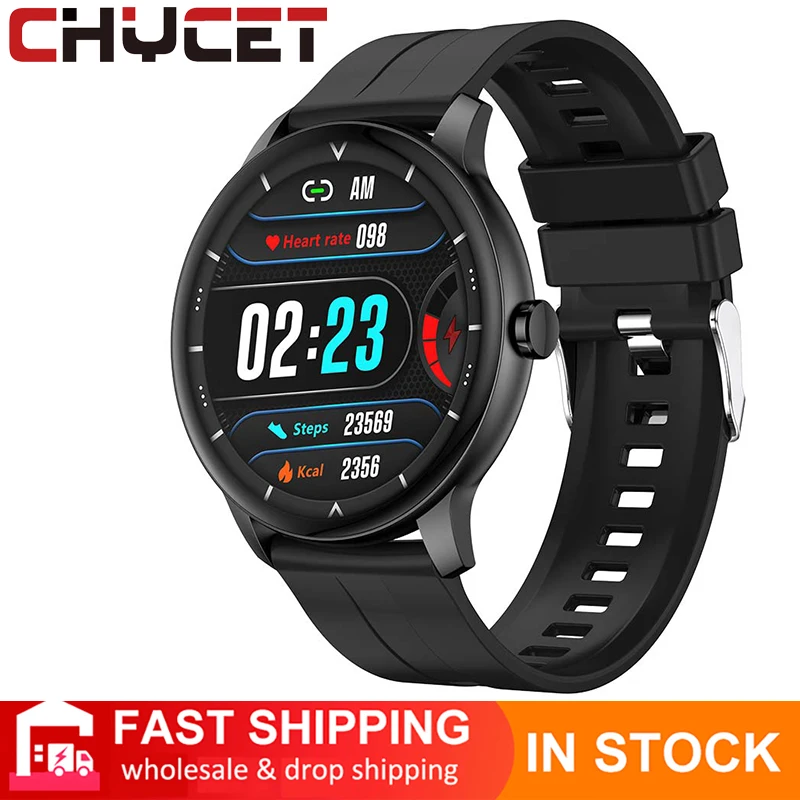 

Женские Смарт-часы CHYCET 2021, фитнес-браслет с пульсометром и монитором сна, водонепроницаемые IP67 Смарт-часы для женщин