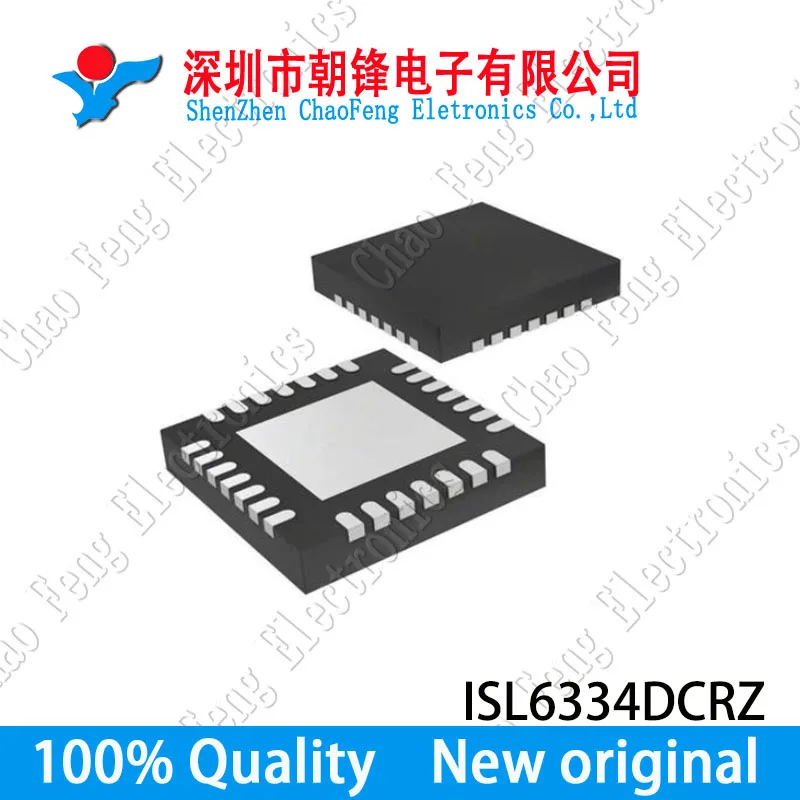 

5 шт. ISL6334DCRZ 6334DCRZ 6334 QFN40 4-фаза PWM контроллер чип новый оригинальный