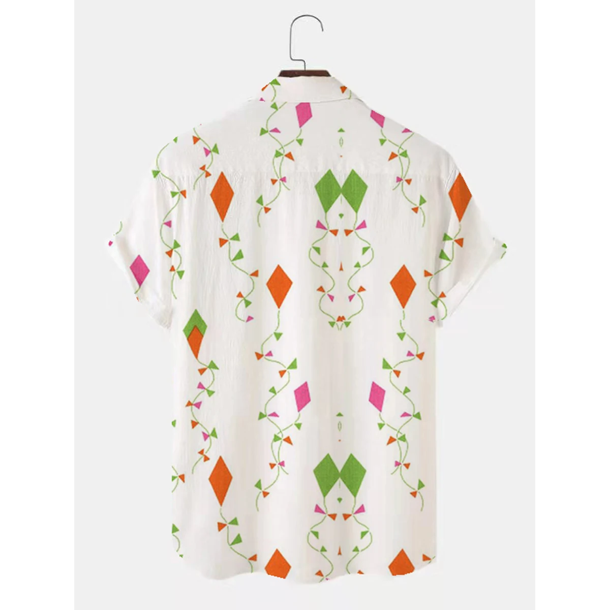 Bababuy 2021 Plus Size Mens Shirts Floral Printed Short Sleeve Summer Casual Hawaiian Flower Beach Tops | Мужская одежда