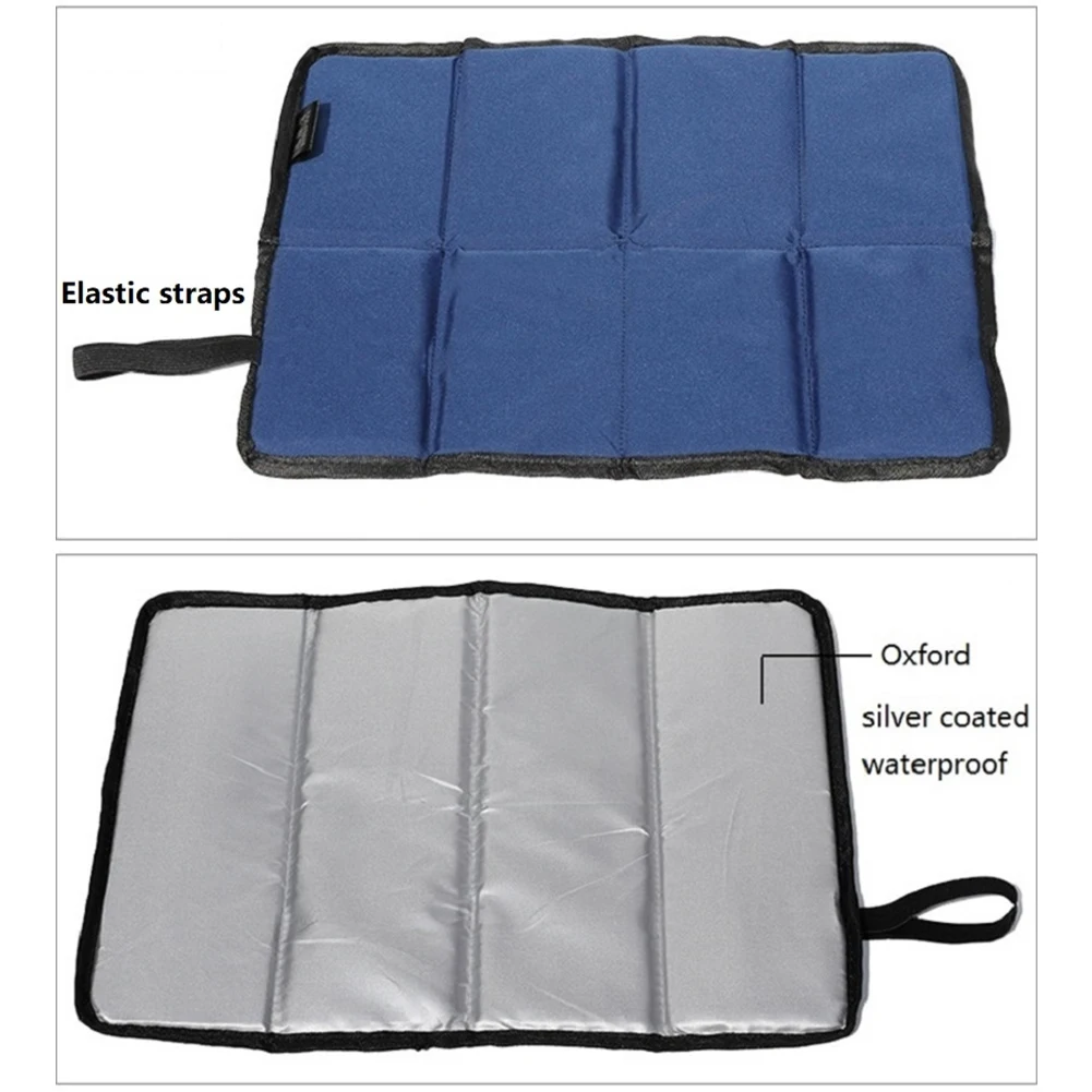 

New Oxford Cloth Folding Camping Mat Portable Outdoor Waterproof Foam Sitting Pad Beach Mat Prevent Dirty Hiking Small Seat Pad