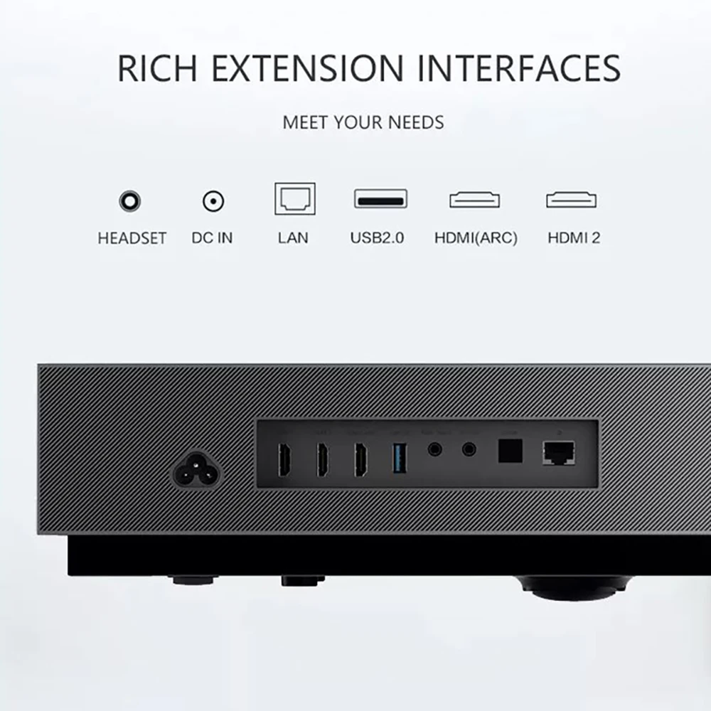 Лазерный проектор для кинотеатра Formovie 4K 2000 ANSI люмен Bluetooth HDR10 домашнего видео с
