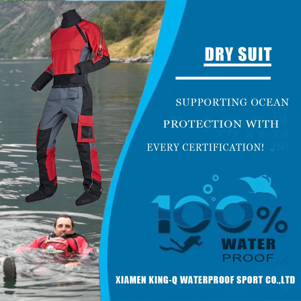 Kayak Dry Suit with Big Pockets Rescue Immersion Drysuit Waterproof Clothing for SUP Rafting Fishing Paddling ATV&ampUTV Riders | Спорт и