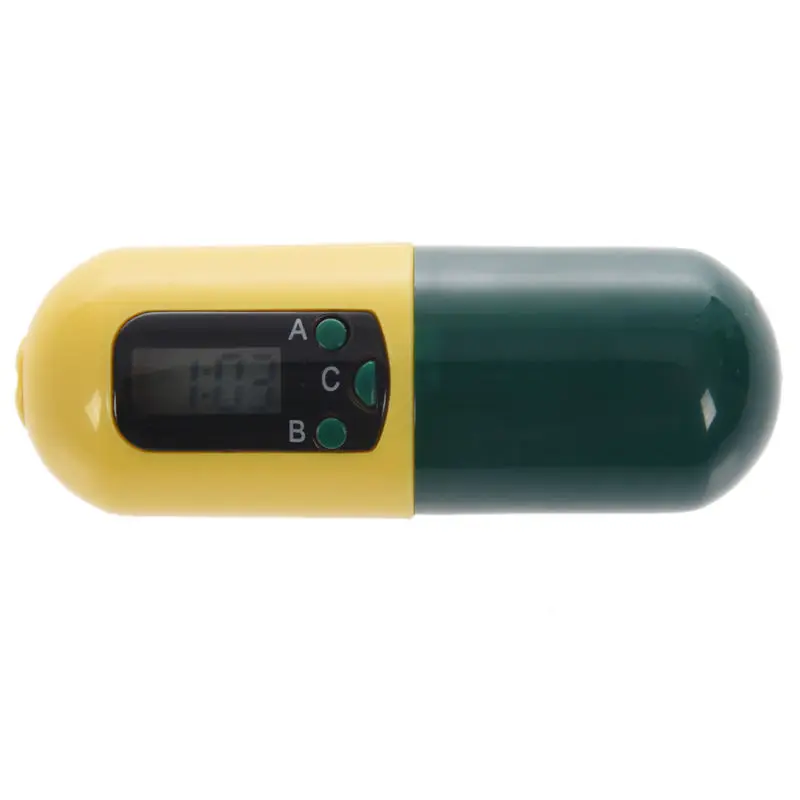 Медицинская цифровая таблеточная коробка с таймером и будильником контейнер для