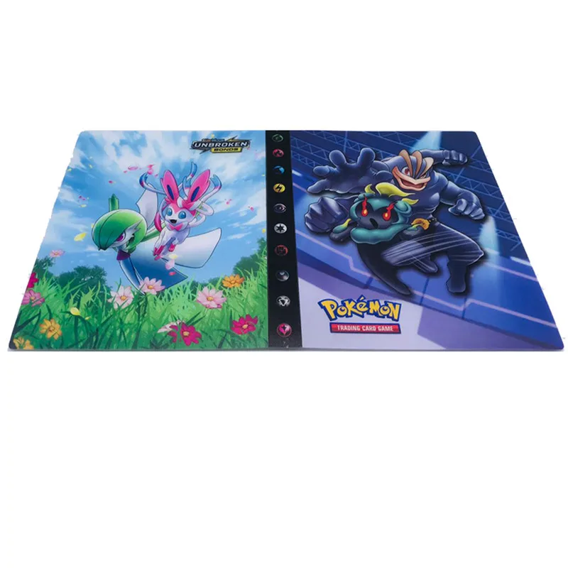 240 шт. держатель Альбом игрушки коллекции Pokemones карты Альбом Книга Топ загруженный список игрушки подарок для детей