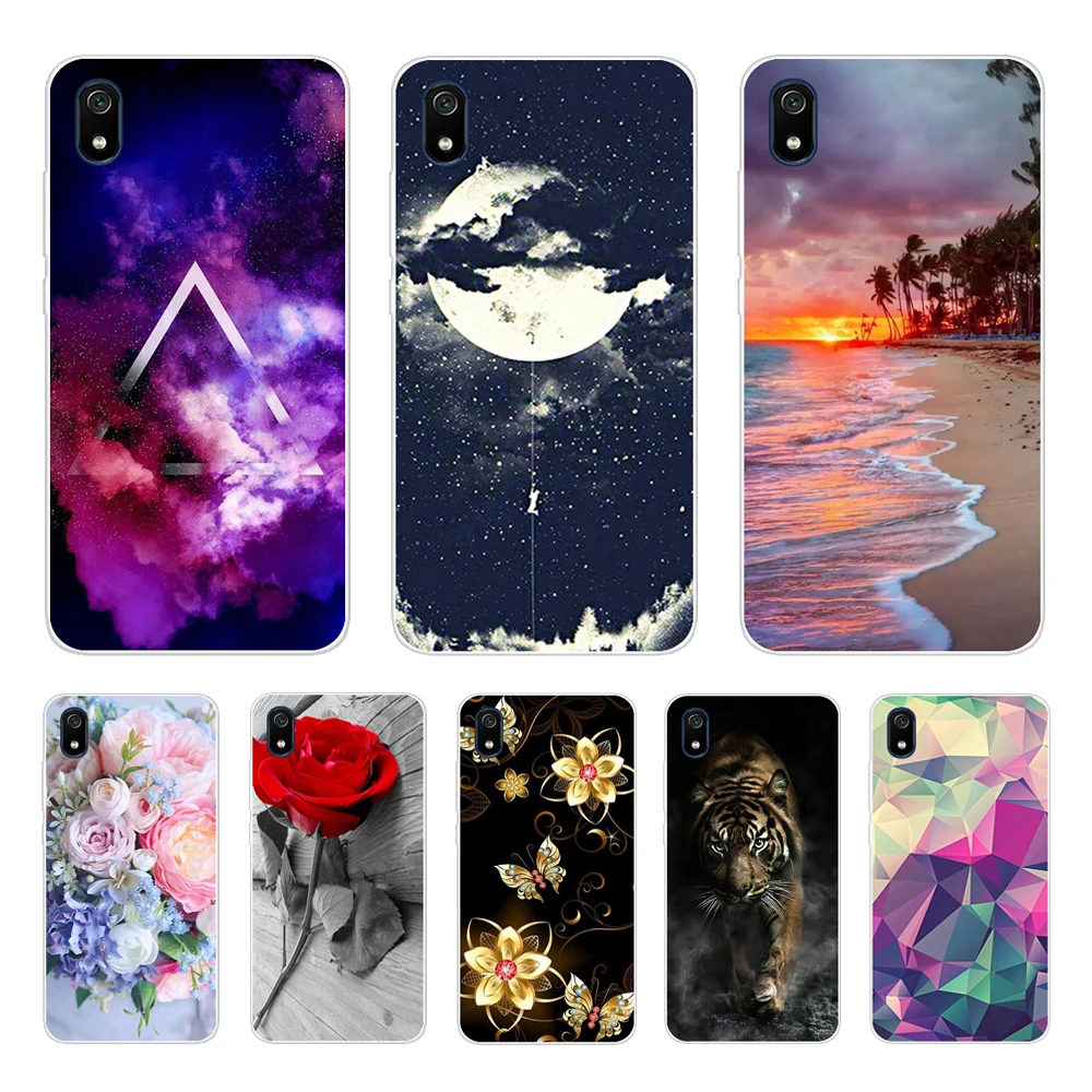 

Silicone Case For Xiaomi Redmi 7a Cases Full Protection Soft Tpu Back Cover On Redmi 7 A Bumper Phone Shell Bags Coque