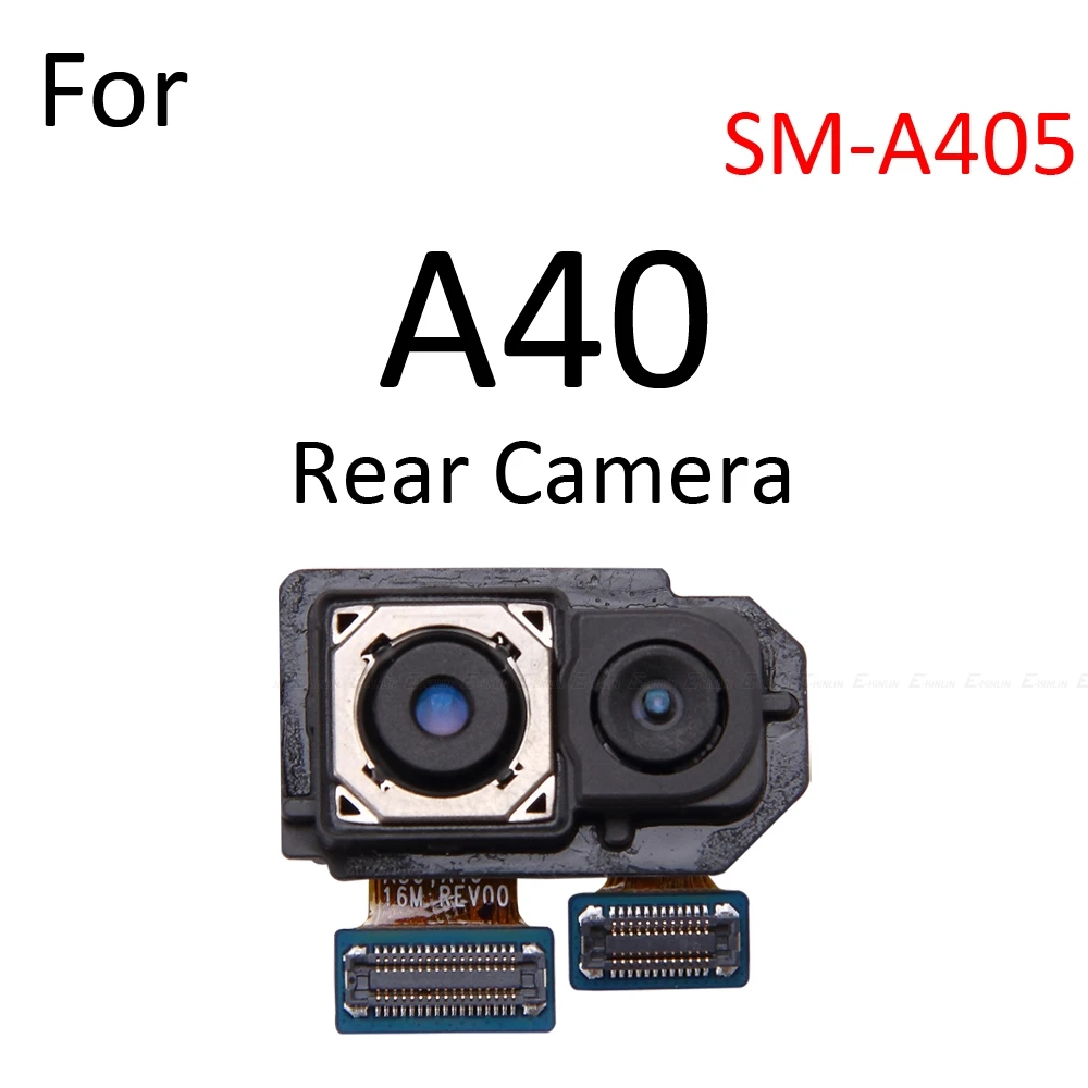 

Rear Back Main & Front Facing Selfie Camera Flex For Samsung Galaxy A40 Big Small Module Ribbon Flex For Samsung Galaxy A40