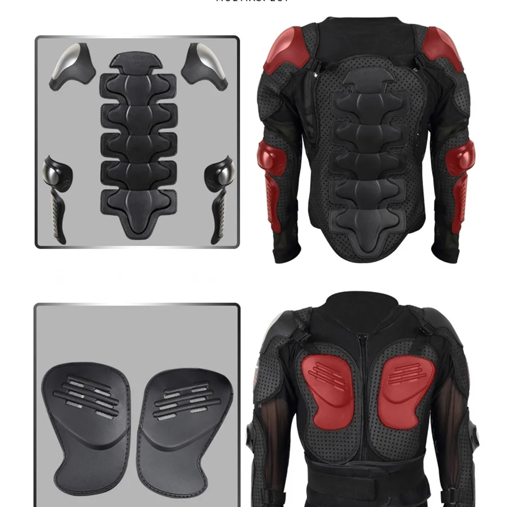 

Motorcycle Armor Protector Jacket Body Guard Brace Protective Gears Chest Ski Protection FOR Honda CB 400 500F 599 600 650F 1000