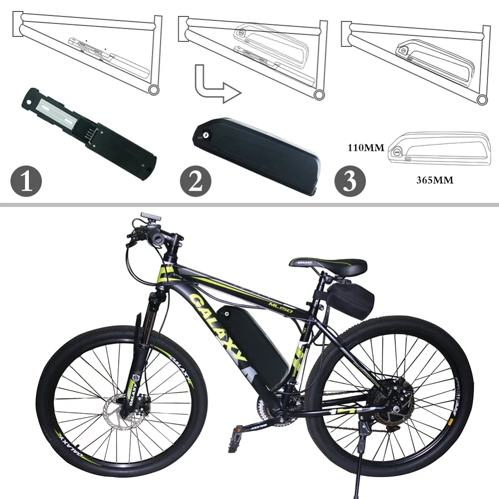 36 В Ebike Электрический hailong чехол батареи 36 В 10AH литий-ионный аккумулятор для электровелосипеда bafang 750 Вт 500 Вт комплект электродвигателей для электровелосипеда