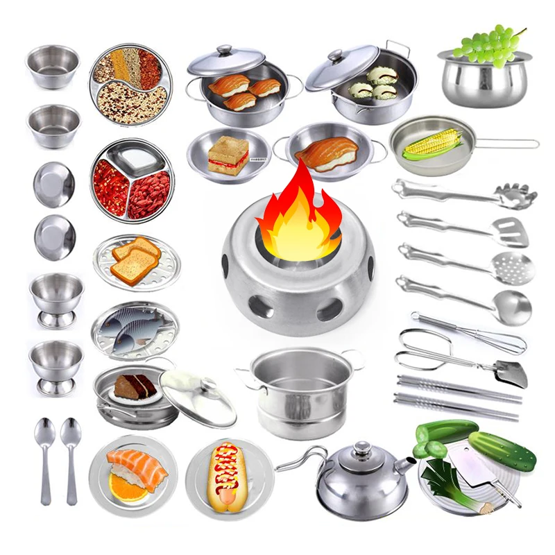 

Mini Kitchen Cooking Pot Stove Real Cooking Knife Miniature Space Youtube Mini Small Kitchen DIY Stir Fry Set Children Toys