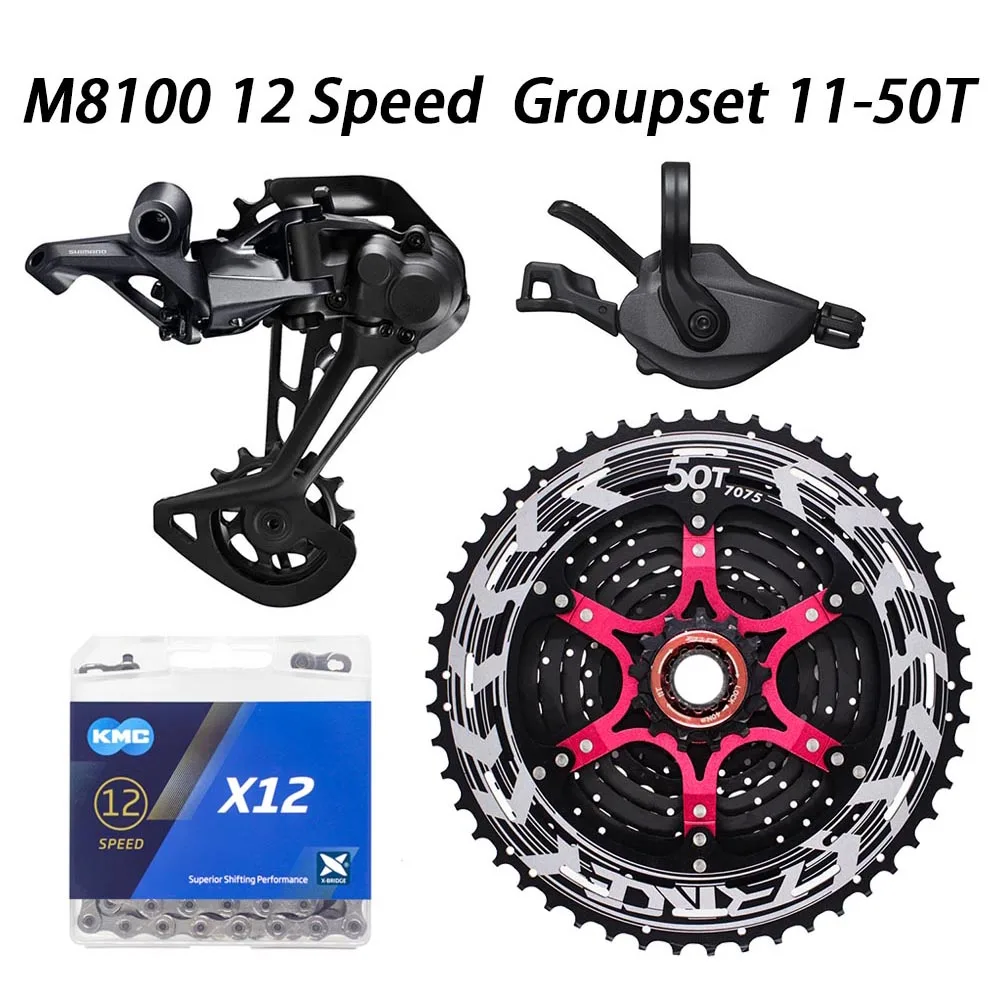 SHIMANO DEORE XT M8100 12-Скорость указано MTB горный велосипед 12-Скорость 52T SL+ RD+ ZRACE+ X12 M8100 переключения передач задний переключатель двухколесного велосипеда