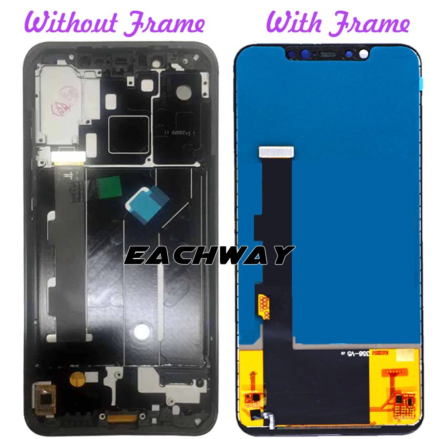 ЖК дисплей TFT для Xiaomi Mi 8 Mi8 с дигитайзером в сборе сенсорный экран M1803E1A рамкой 6 21