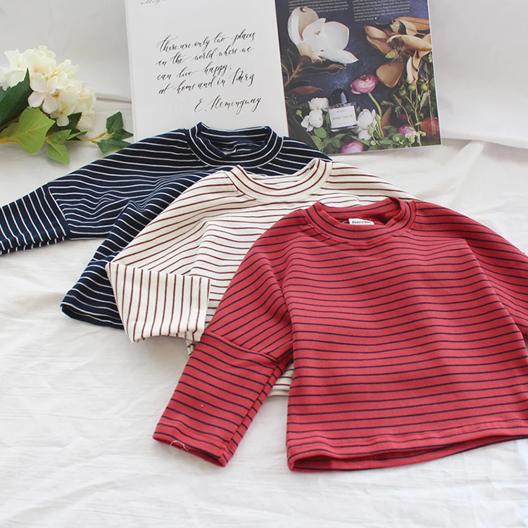 Новая футболка для новорожденных хлопковая одежда осенне-зимнее нижнее белье