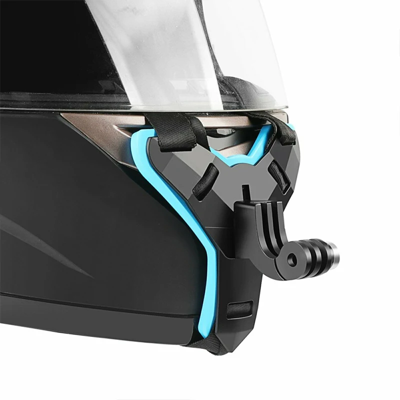 

Универсальный держатель для шлема, Регулируемый адаптер для подбородка мотоциклетного шлема для Gopro Hero 8 7 6 5 Xiaomi Yi Osmo, аксессуары