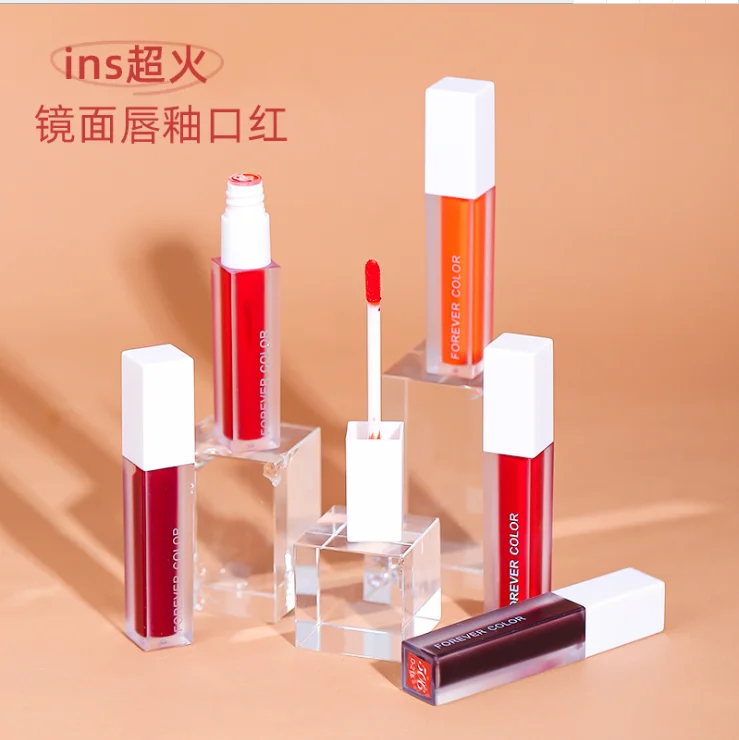 OSW зеркальная поверхность блеск для губ оттенок макияж 5 цветов жидкая помада с