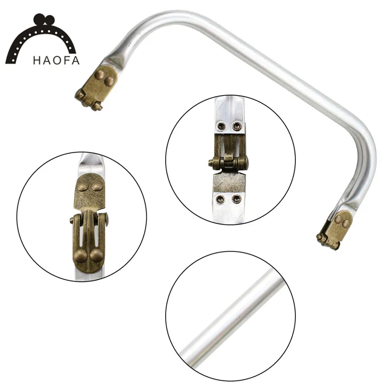 HAOFA 10 шт./лот 20 см вращающаяся металлическая рама для сумок сделай сам ручки