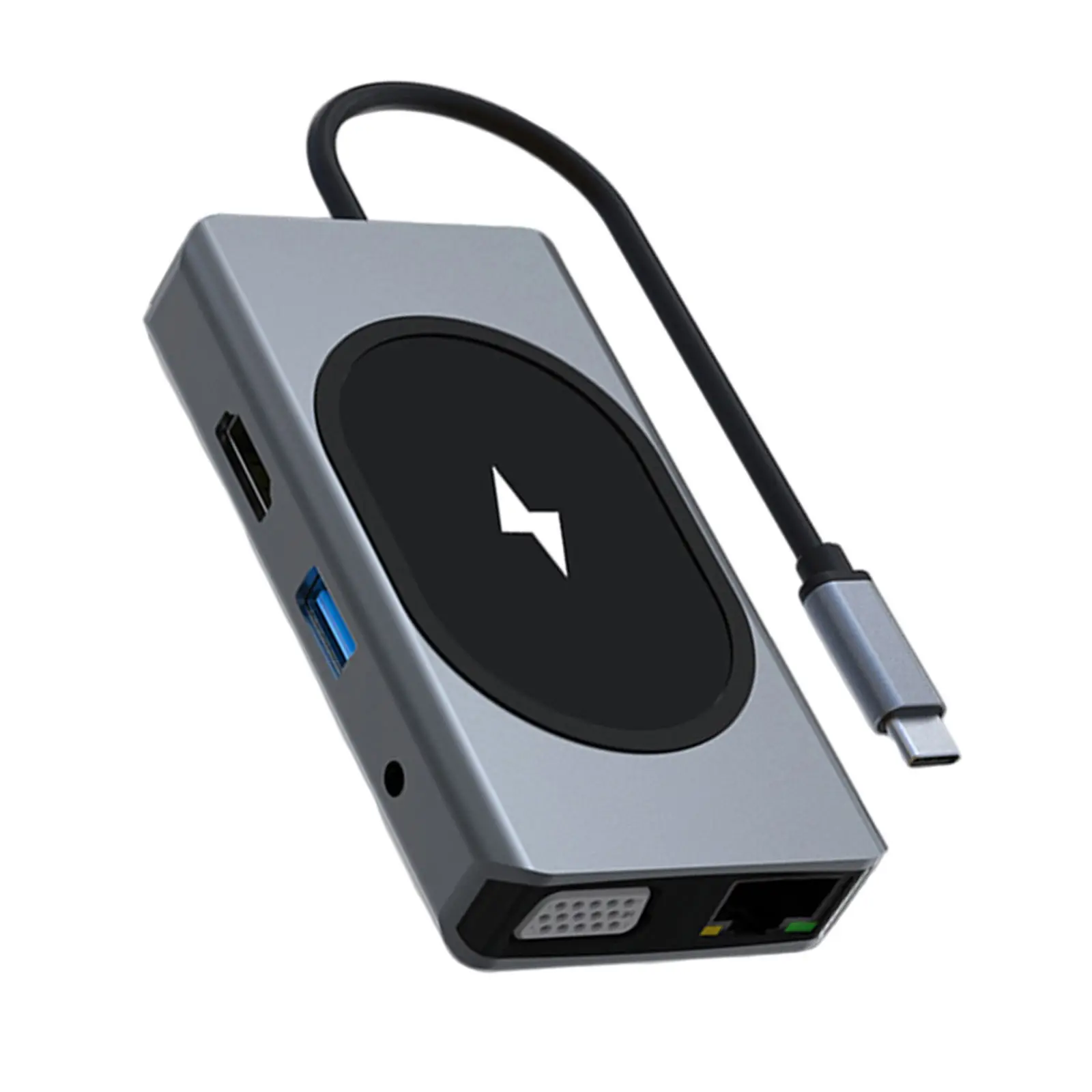 

Док-станция с разъемами USB 2,0 и USB Type-C, 100 Вт