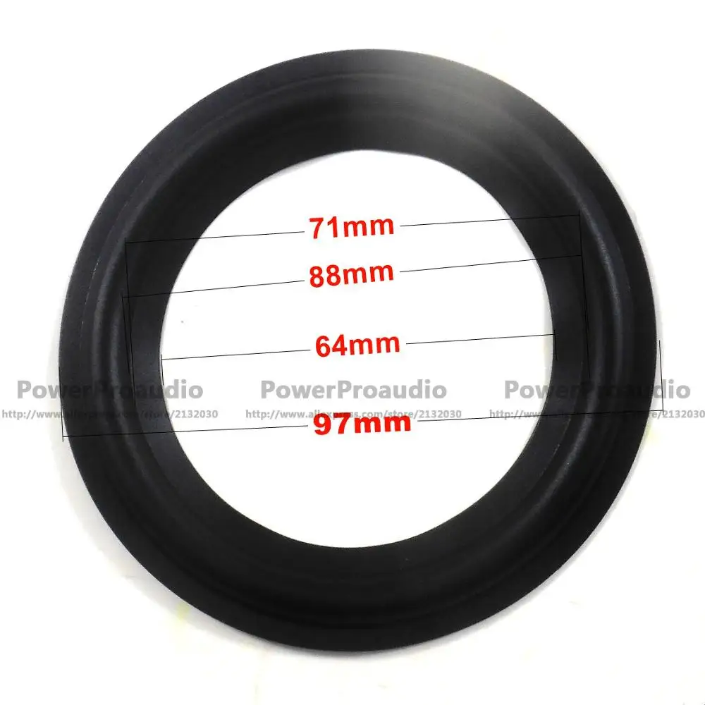 20 шт 4 дюймовый резиновый динамик объемный край YC 91A 97 88 71 64 мм НЧ ремонт складные