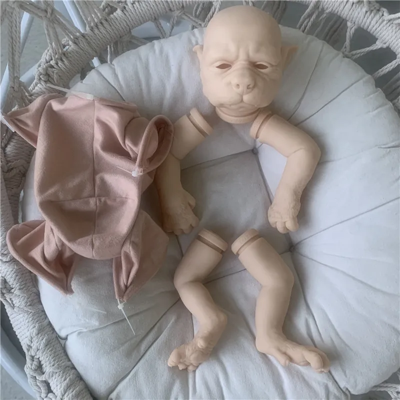 Новый комплект кукол реборн 20 дюймов виниловый силиконовый материал для