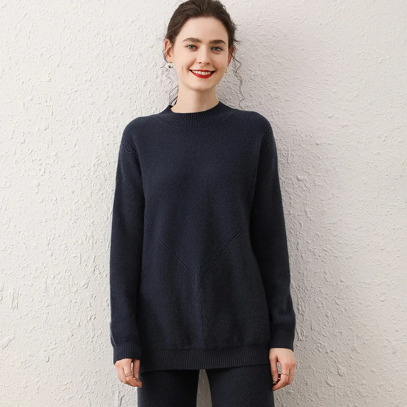 Осень и зима Новый Модный мягкий кашемировый свитер теплая Женская куртка 100%