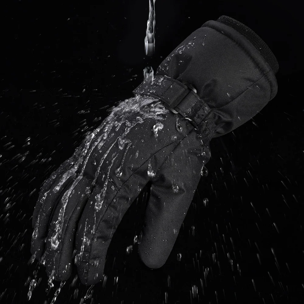 Зимние лыжные перчатки Copozz для мужчин и женщин водонепроницаемые сверхлегкие